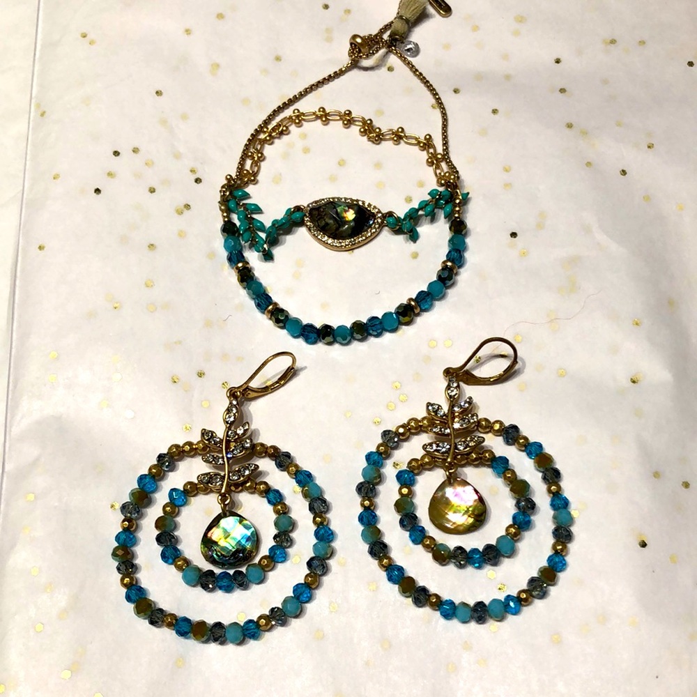 Bracelet and earrings bundle